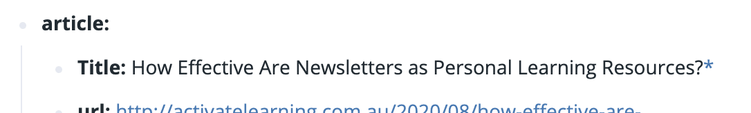 Sending Book Notes into the future